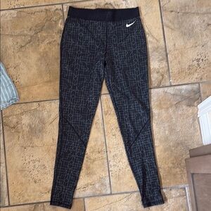 Nike Women’s  Black Geometric Print Bottoms